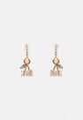 Missguided - Gold Gold Look Mini Cherry Hoop Earrings Missguided - Gold Gold Look Mini Cherry Hoop Earrings