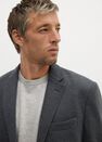 Mango - grey Slim fit cotton blazer Mango - grey Slim fit cotton blazer