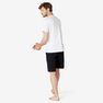NYAMBA - Small Fitness Long Stretch Cotton Shorts, Bordeaux NYAMBA - Small Fitness Long Stretch Cotton Shorts, Bordeaux