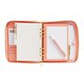 KIKKI.K - kikki.K Leather Personal Zip Planner Large Luxury Coral KIKKI.K - kikki.K Leather Personal Zip Planner Large Luxury Coral