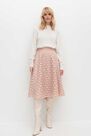 Reserved - Embroidered skirt - Pink Reserved - Embroidered skirt - Pink