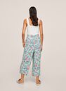Mango - green Flowy printed trousers, Women Mango - green Flowy printed trousers, Women