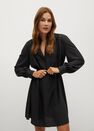 Mango - black Belt shirt dress Mango - black Belt shirt dress
