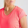 DOMYOS - S Slim Fitness T-Shirt - Black DOMYOS - S Slim Fitness T-Shirt - Black