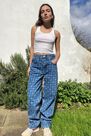 Urban Outfitters - Denim Blue Iets Frans'.. Monogram Baggy Boyfriend Jeans Urban Outfitters - Denim Blue Iets Frans'.. Monogram Baggy Boyfriend Jeans