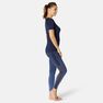 NYAMBA - W35 L31 Women's Slim-Fit Pilates & Gentle Gym Sport Leggings 520 Print, Blue NYAMBA - W35 L31 Women's Slim-Fit Pilates & Gentle Gym Sport Leggings 520 Print, Blue