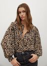 Mango - black Printed flowy shirt Mango - black Printed flowy shirt