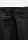 Mango - black Skin effect mini skirt Mango - black Skin effect mini skirt