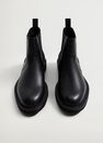 Mango - Black Volume Sole Chelsea Boots Mango - Black Volume Sole Chelsea Boots