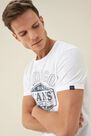 Salsa Jeans - White T-shirt with stitched-on letters Salsa Jeans - White T-shirt with stitched-on letters