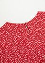 Mango - red Textured printed dress Mango - red Textured printed dress