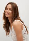 Mango - light beige Crochet top Mango - light beige Crochet top