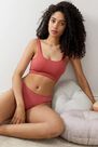 Urban Outfitters - Orange Mot Out From Under Markie Seamless Ribbed Thong Urban Outfitters - Orange Mot Out From Under Markie Seamless Ribbed Thong