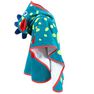 NABAIJI - Baby Poncho With Hood - Blue And Green Dragon Print - Blue NABAIJI - Baby Poncho With Hood - Blue And Green Dragon Print - Blue