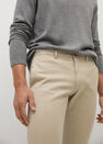 Mango - Light beige Slim fit chino premium trousers Mango - Light beige Slim fit chino premium trousers