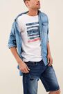 Salsa Jeans - Blue Loose jogger shorts with rips Salsa Jeans - Blue Loose jogger shorts with rips