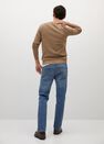 Mango - light beige Structured cotton sweater Mango - light beige Structured cotton sweater