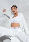 Missguided - White Sean John X Missguided White Script Tape Knickers Missguided - White Sean John X Missguided White Script Tape Knickers