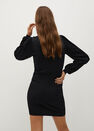 Mango - Black Button Knit Dress Mango - Black Button Knit Dress