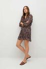 Mango - black Printed pleated dress Mango - black Printed pleated dress