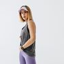 KALENJI - Extra Small Women's Running Tank Top Run Light, Carbon Grey KALENJI - Extra Small Women's Running Tank Top Run Light, Carbon Grey