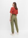 Reserved - Viscose trousers with belt - Khaki Reserved - Viscose trousers with belt - Khaki