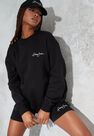 Missguided - Black Sean John X Missguided Black Script Crew Neck Sweatshirt Missguided - Black Sean John X Missguided Black Script Crew Neck Sweatshirt