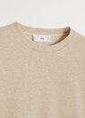 Mango - Pastel Brown Flecked Sweatshirt Mango - Pastel Brown Flecked Sweatshirt