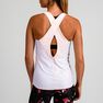 DOMYOS - M/L 520 Women's Cardio Fitness Tank Top - /Pale, Multi Colour DOMYOS - M/L 520 Women's Cardio Fitness Tank Top - /Pale, Multi Colour