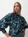 Reserved - Shirt with puffy sleeves - Multicolor Reserved - Shirt with puffy sleeves - Multicolor