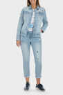 Punt Roma - Denim trousers with gemstones Punt Roma - Denim trousers with gemstones