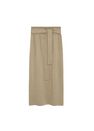 Mango - light beige Knitted skirt with belt Mango - light beige Knitted skirt with belt