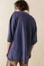 Urban Outfitters - Navy Iets Frans'.. Washed Rugby Polo Shirt Urban Outfitters - Navy Iets Frans'.. Washed Rugby Polo Shirt