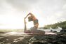 DOMYOS - S Seamless 7/8 Dynamic Yoga Leggings - Mottled Coral - Dark Grey DOMYOS - S Seamless 7/8 Dynamic Yoga Leggings - Mottled Coral - Dark Grey