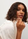 Mango - light beige Satin finish flowy shirt Mango - light beige Satin finish flowy shirt