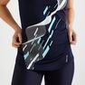 DOMYOS - S/M Energy Women's Printed Cardio Fitness Tank Top - Asphalt Blue DOMYOS - S/M Energy Women's Printed Cardio Fitness Tank Top - Asphalt Blue