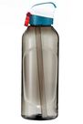 QUECHUA - Flask 900 Tritan Waterbottle | Instant opening with straw - 0.8 l - black QUECHUA - Flask 900 Tritan Waterbottle | Instant opening with straw - 0.8 l - black