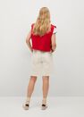 Mango - red Gilet with side opening, Women Mango - red Gilet with side opening, Women