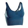 DOMYOS - Extra Small Seamless Long Dynamic Yoga Sports Bra, Dark Petrol Blue DOMYOS - Extra Small Seamless Long Dynamic Yoga Sports Bra, Dark Petrol Blue