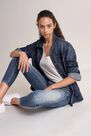 Salsa Jeans - Blue Push Up Wonder cropped jeans with rips Salsa Jeans - Blue Push Up Wonder cropped jeans with rips