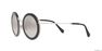 MIU MIU - Black Round Miu Miu MU 59US MIU MIU - Black Round Miu Miu MU 59US