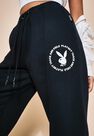 Missguided - Navy Playboy X Missguided Varsity Pin Tuck Joggers Missguided - Navy Playboy X Missguided Varsity Pin Tuck Joggers