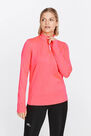 KALENJI - Run warm women's running long-sleeved jersey - coral KALENJI - Run warm women's running long-sleeved jersey - coral