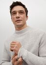 Mango - lt pastel grey High collar wool sweater Mango - lt pastel grey High collar wool sweater