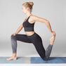 DOMYOS - Extra Small Seamless Long Dynamic Yoga Sports Bra, Black DOMYOS - Extra Small Seamless Long Dynamic Yoga Sports Bra, Black