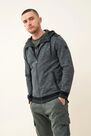 Salsa Jeans - Black Cotton sweater with zipper Salsa Jeans - Black Cotton sweater with zipper