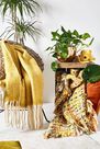 Urban Outfitters - Yellow Cosy Throw Blanket Urban Outfitters - Yellow Cosy Throw Blanket