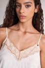 Salsa Jeans - Beige Top with lace Salsa Jeans - Beige Top with lace