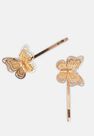 Missguided - Gold Gold Look Butterfly Hair Clips Missguided - Gold Gold Look Butterfly Hair Clips