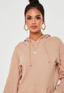 Missguided - Camel Waffle Texture Oversized Loungewear Set Missguided - Camel Waffle Texture Oversized Loungewear Set